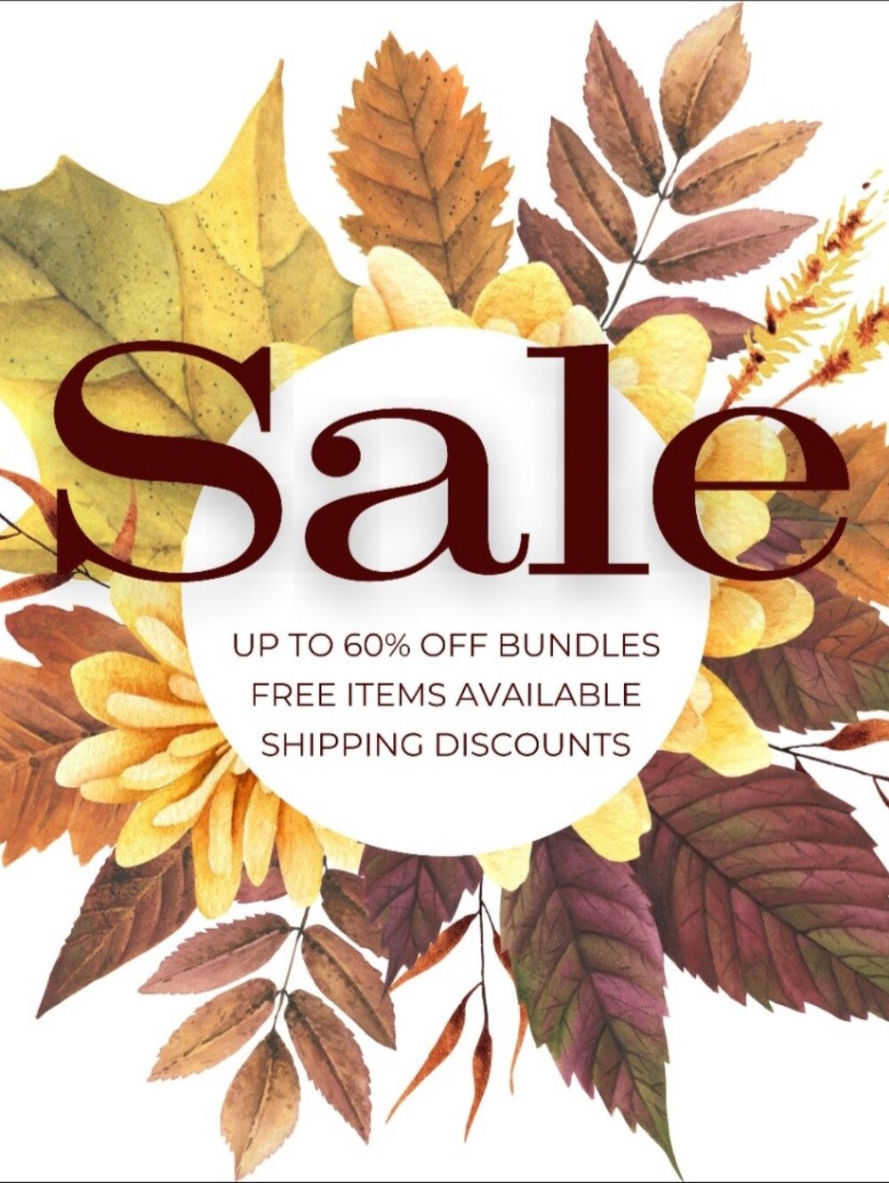 60% OFF SALE!!! Everything Must Go!!!